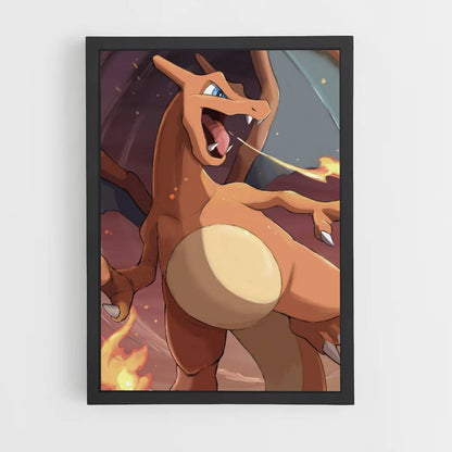 Affiche Charizard-aanval