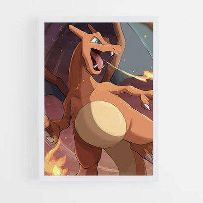 Affiche Charizard-aanval