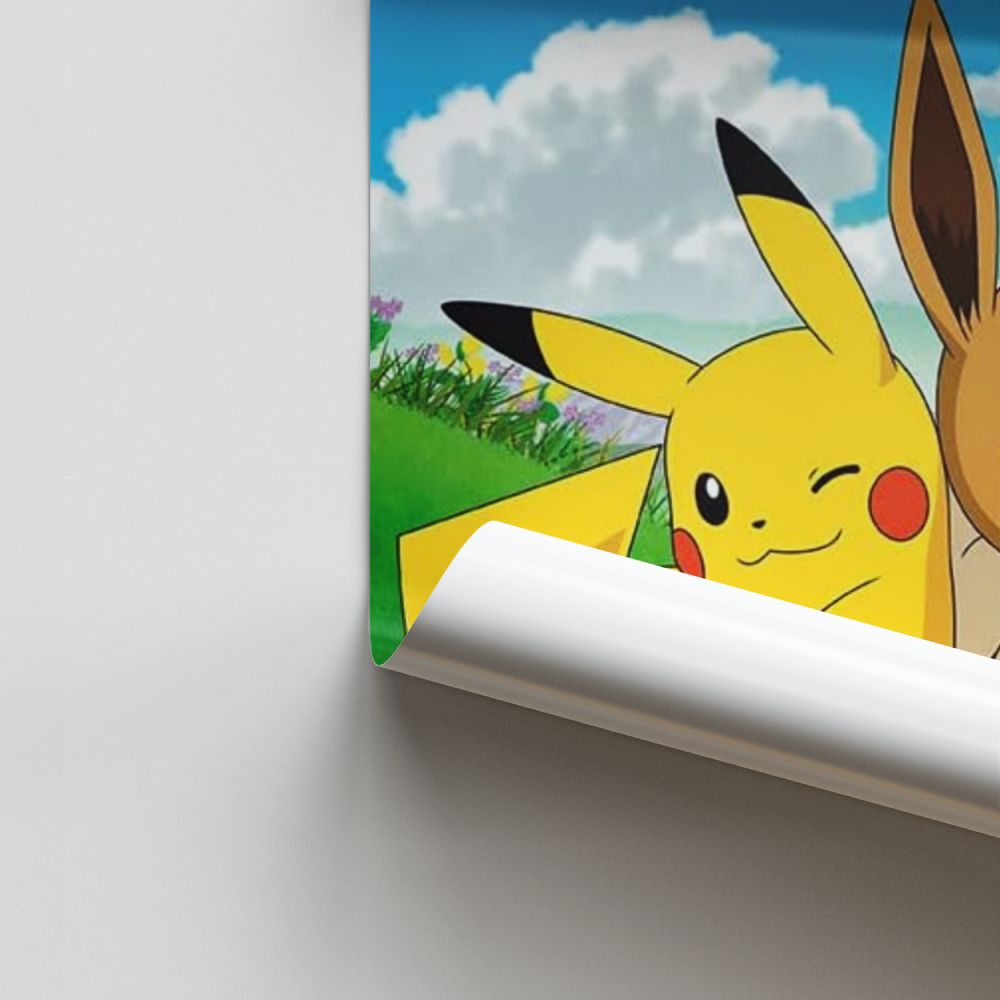 Poster Pikachu x Eevee