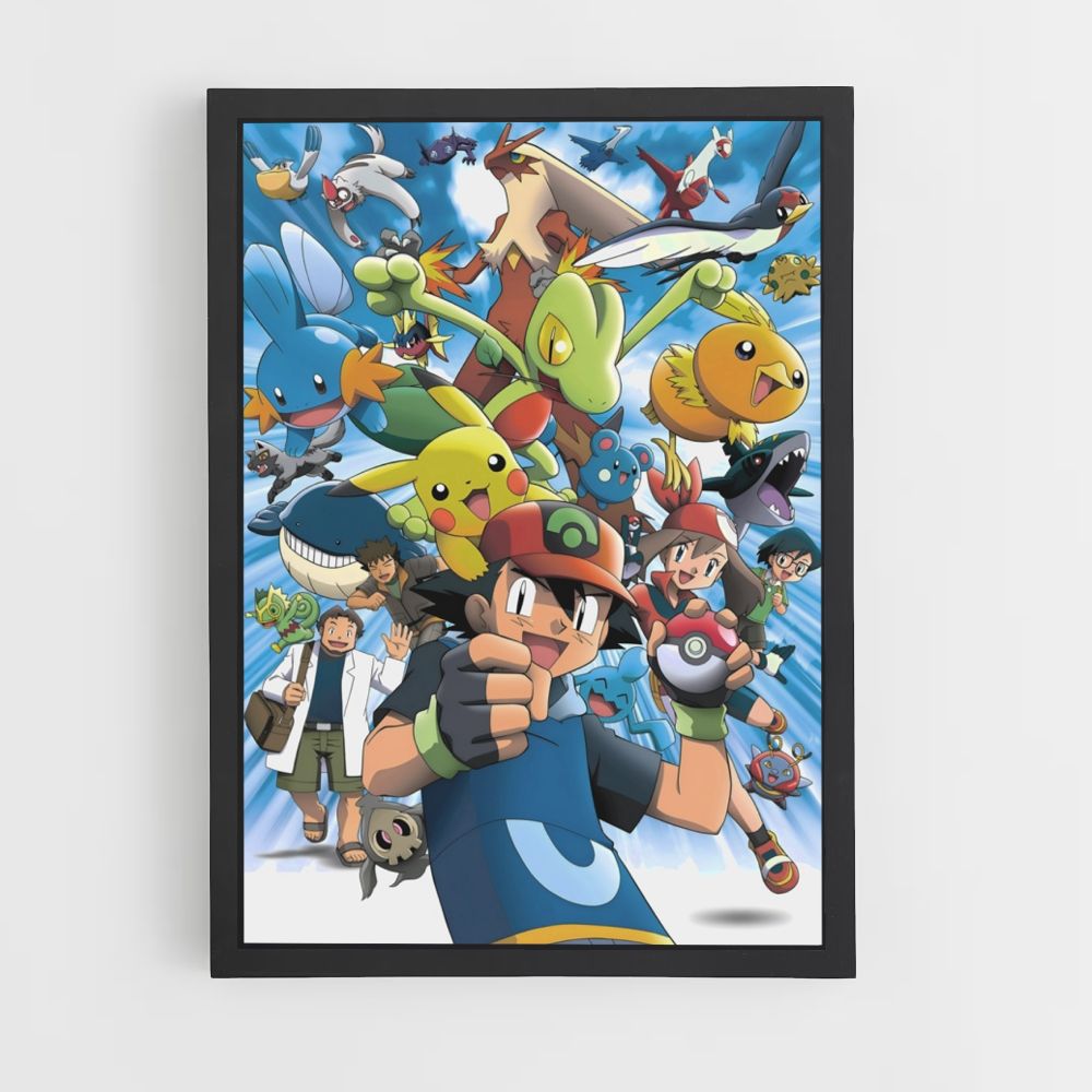 Poster Pokemon Generatie 3