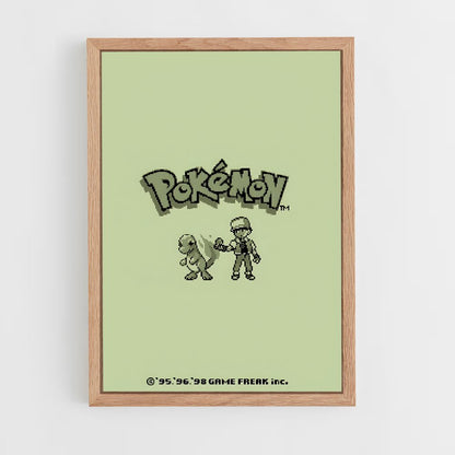 pokemon-5 cadre Bois clair