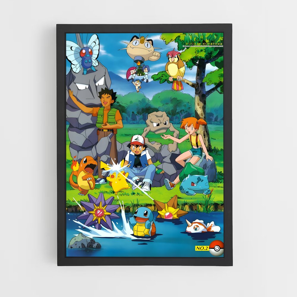 pokemon-6 cadre Noir
