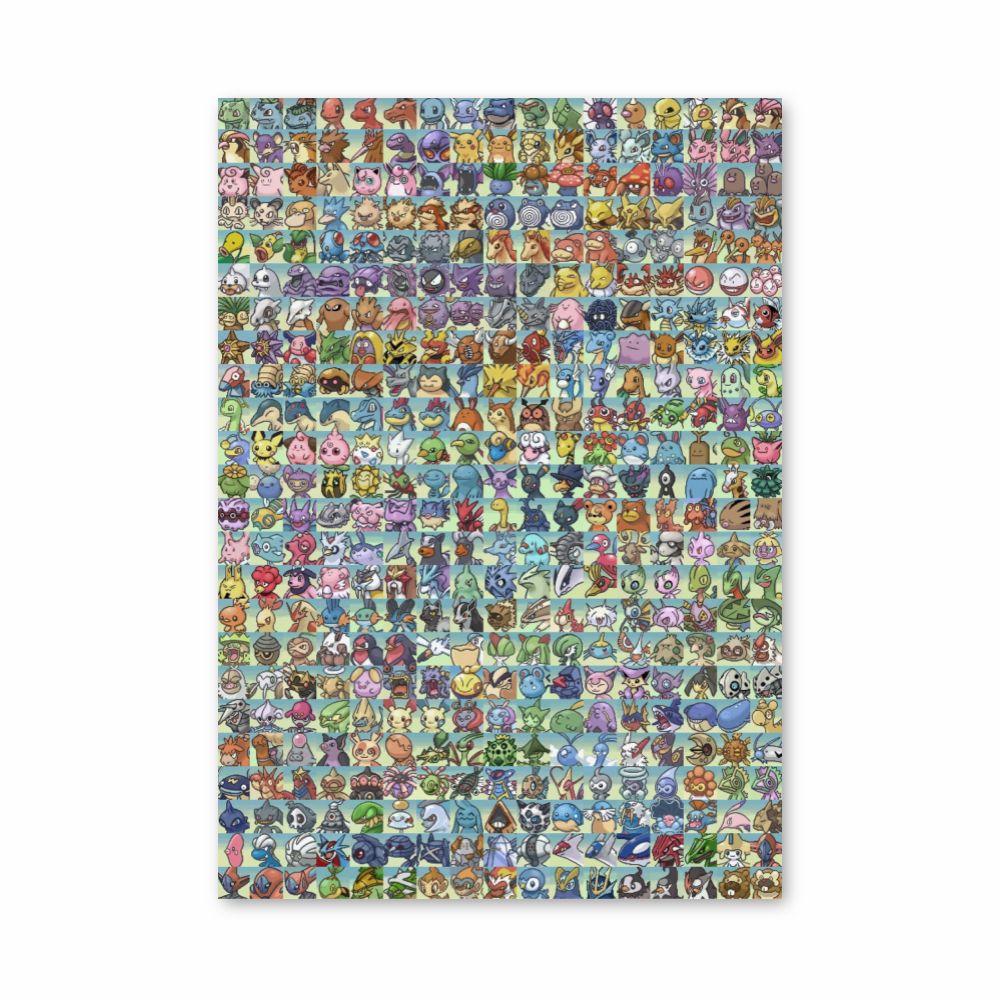 Poster Pokemon-lijst