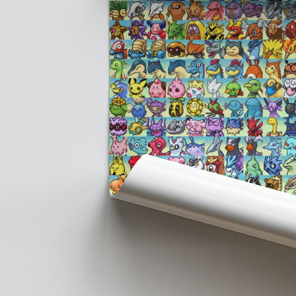 Poster Pokemon-lijst