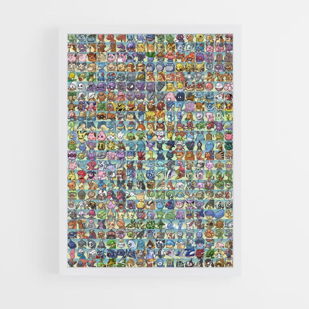 Poster Pokemon-lijst