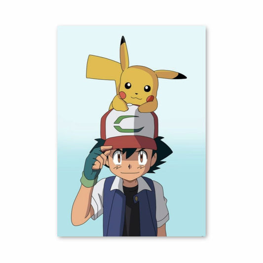 Poster Ash x Pikachu