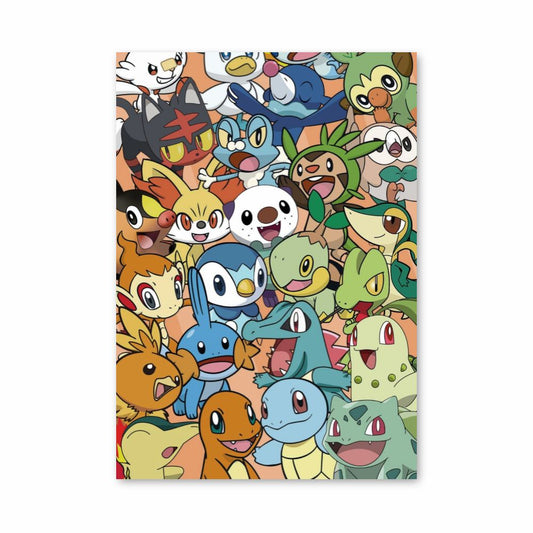 Poster Pokemon-starters