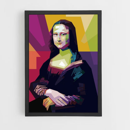 Poster Mona Lisa Pop-Art