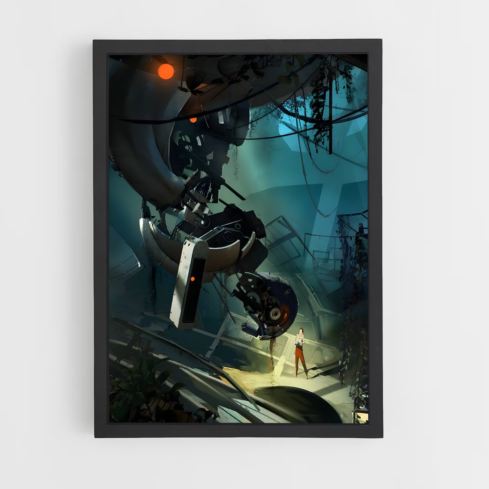 portal-4 cadre Noir