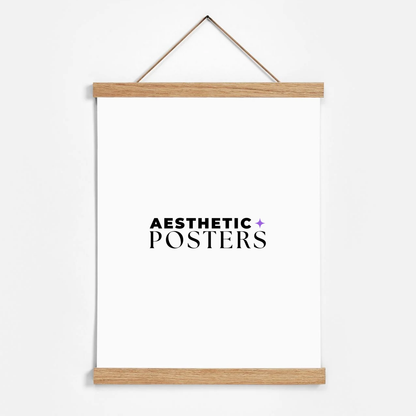 Houten magnetische posterhouder