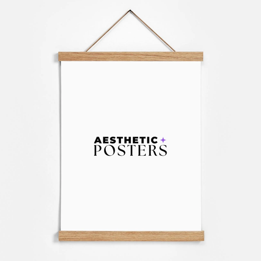 Houten magnetische posterhouder