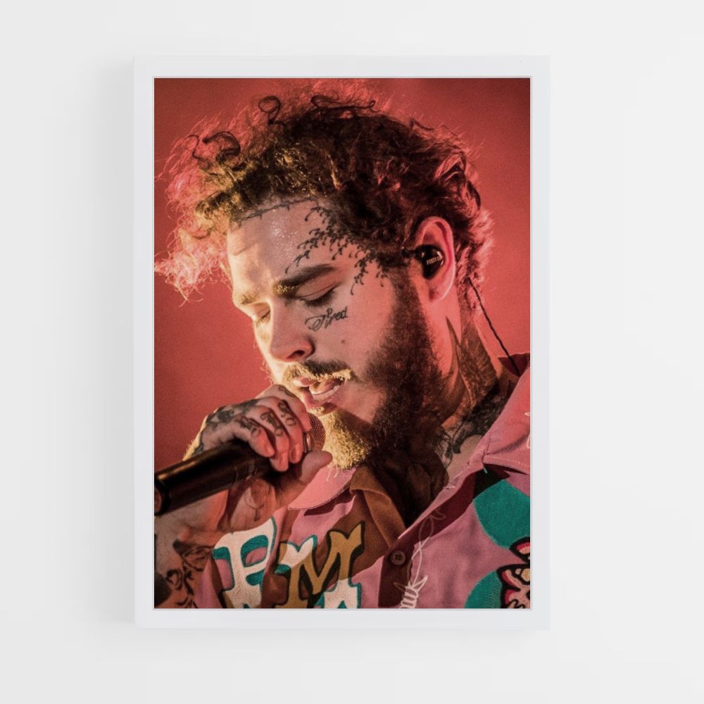 Post Malone-concertposter