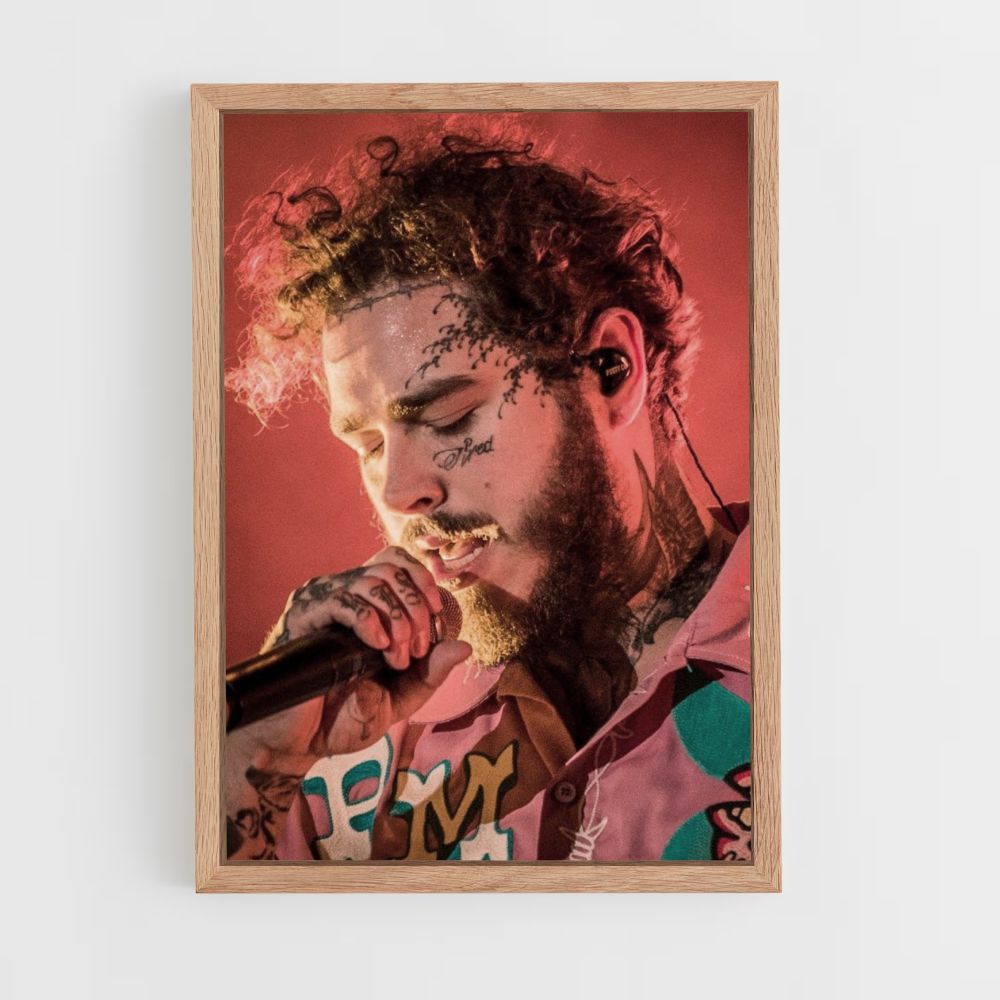 Post Malone-concertposter