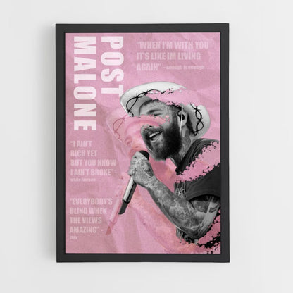 Poster Post Malone Rose