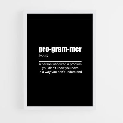 programmer-11 cadre Blanc