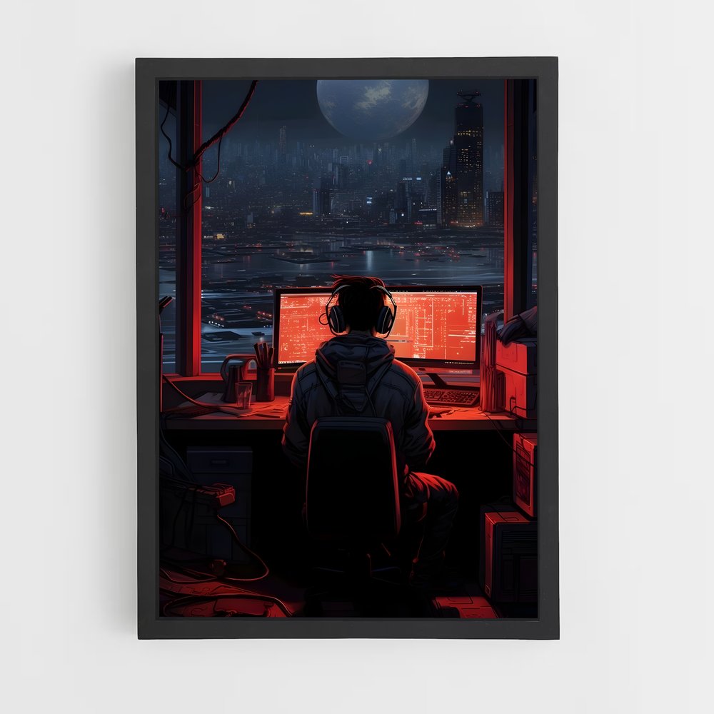 programmer-2 cadre Noir