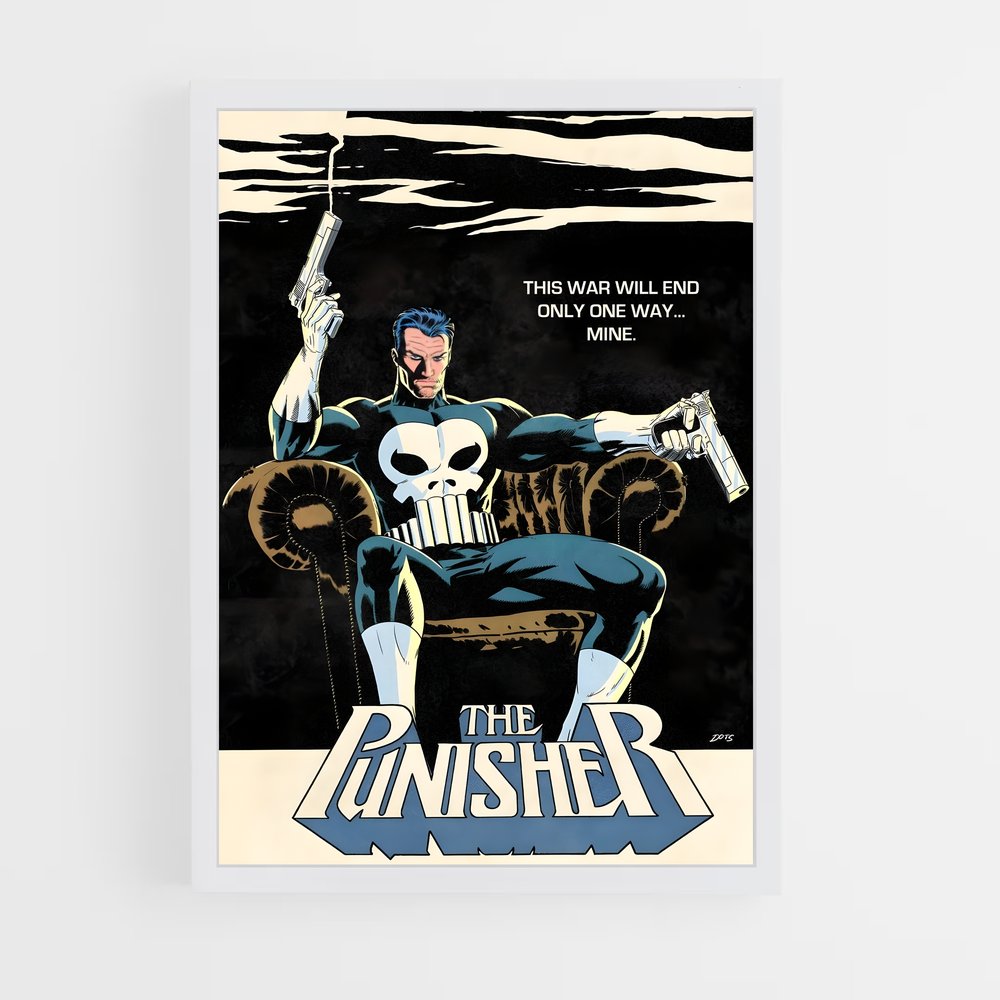 punisher-10 cadre Blanc