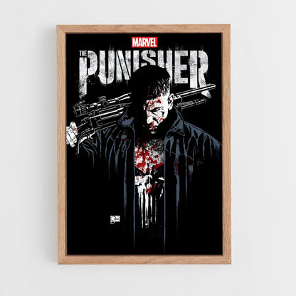 punisher-4 cadre Bois clair