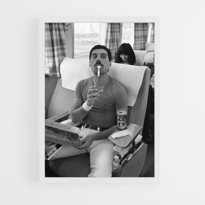 Poster Freddy Mercury Grappig