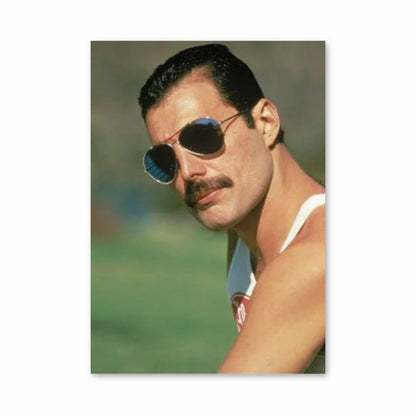 Poster Freddy Mercury Snor