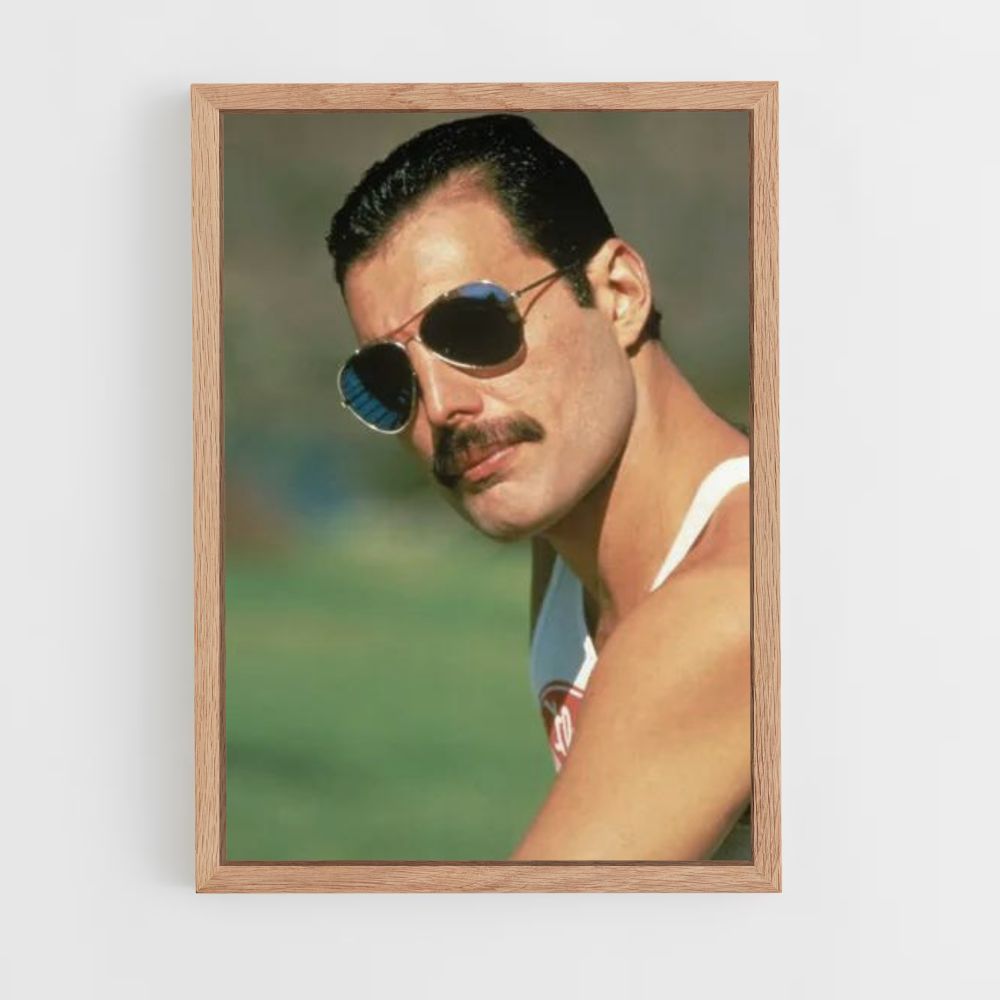 Poster Freddy Mercury Snor