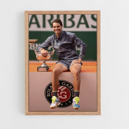 Poster Rafael Nadal-beker