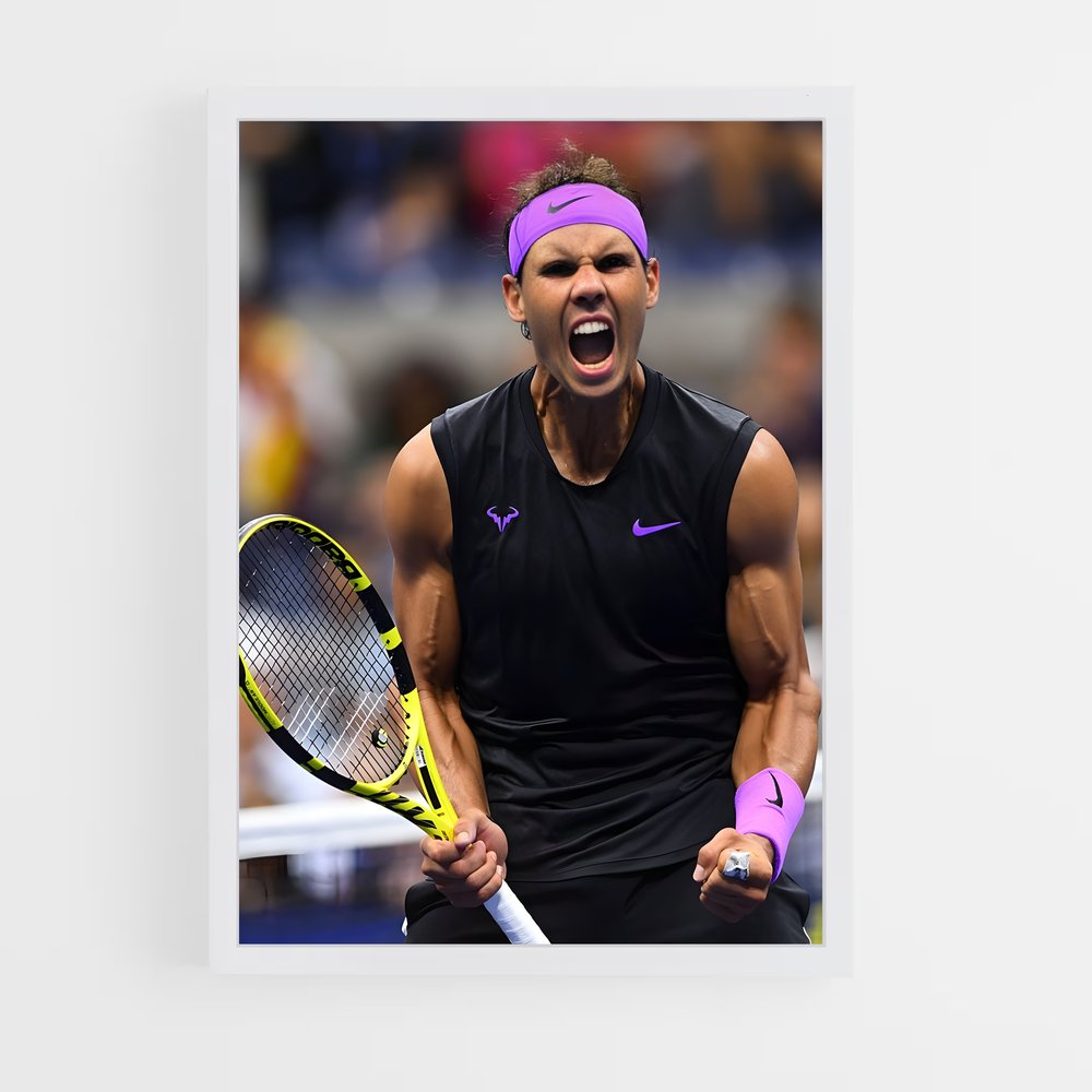 raphael-nadal-9 cadre Blanc