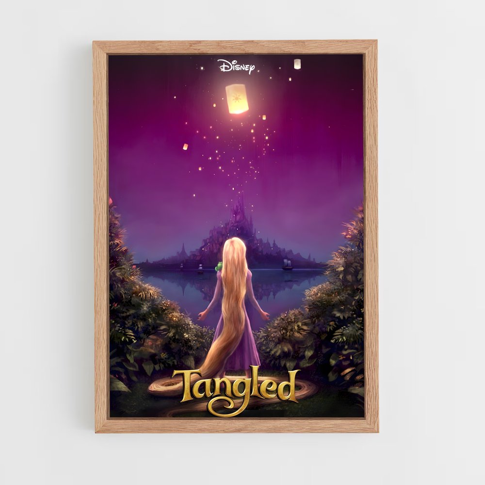 rapunzel-14 cadre Bois clair