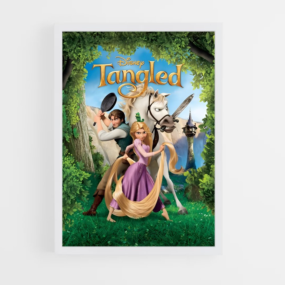 rapunzel-16 cadre Blanc