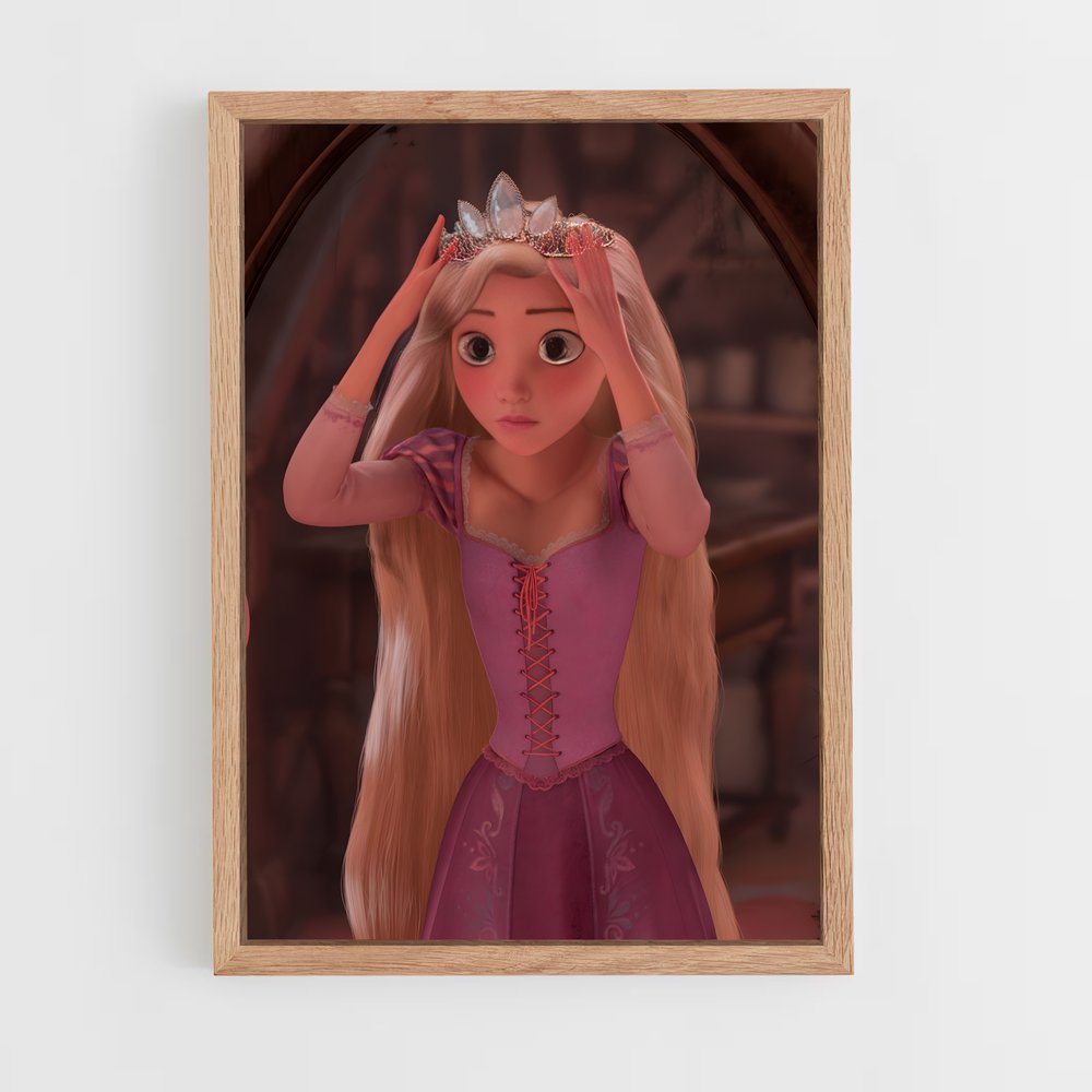 rapunzel-6 cadre Bois clair