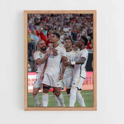 real-madrid-4 cadre Bois clair