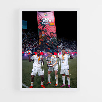real-madrid-9 cadre Blanc