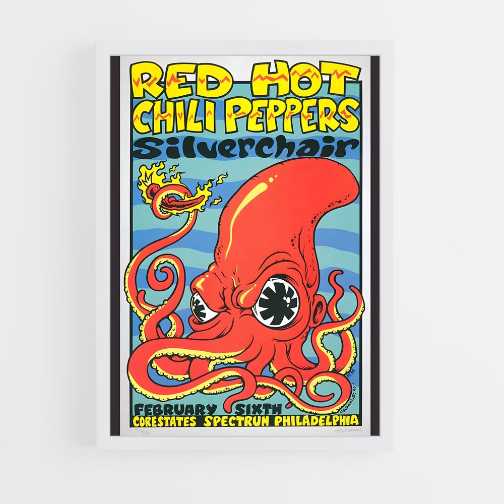 red-hot-chili-pepper-8 cadre Blanc