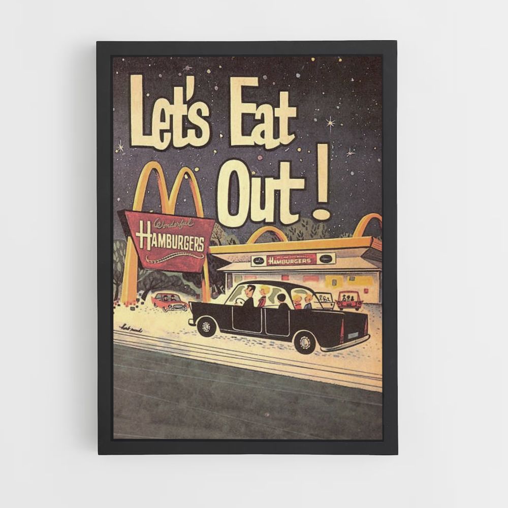 McDonald's vintage poster