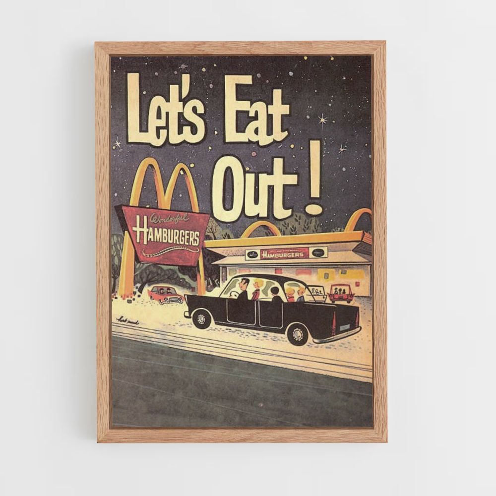 McDonald's vintage poster