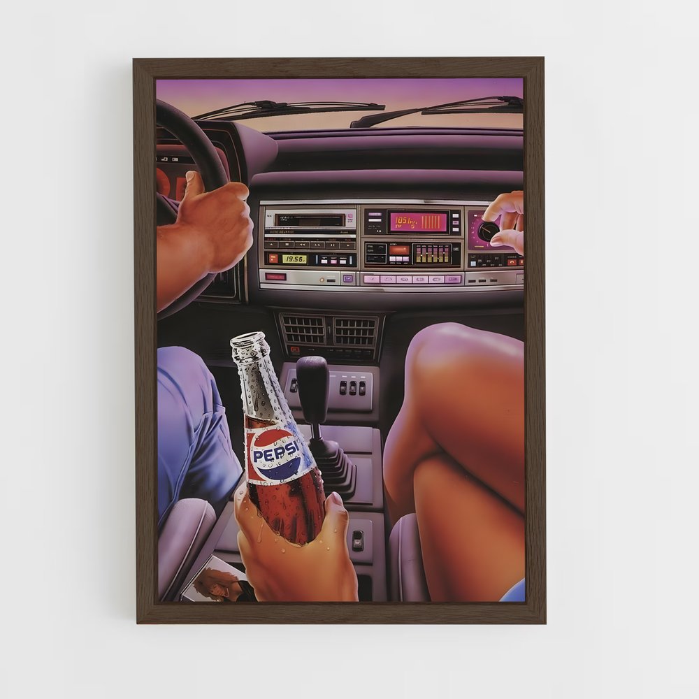 retro-2 cadre Bois foncé