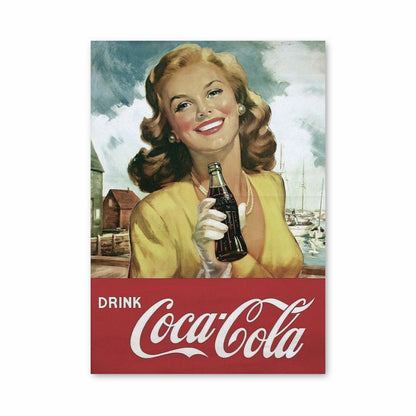 Vintage Coca Cola-poster