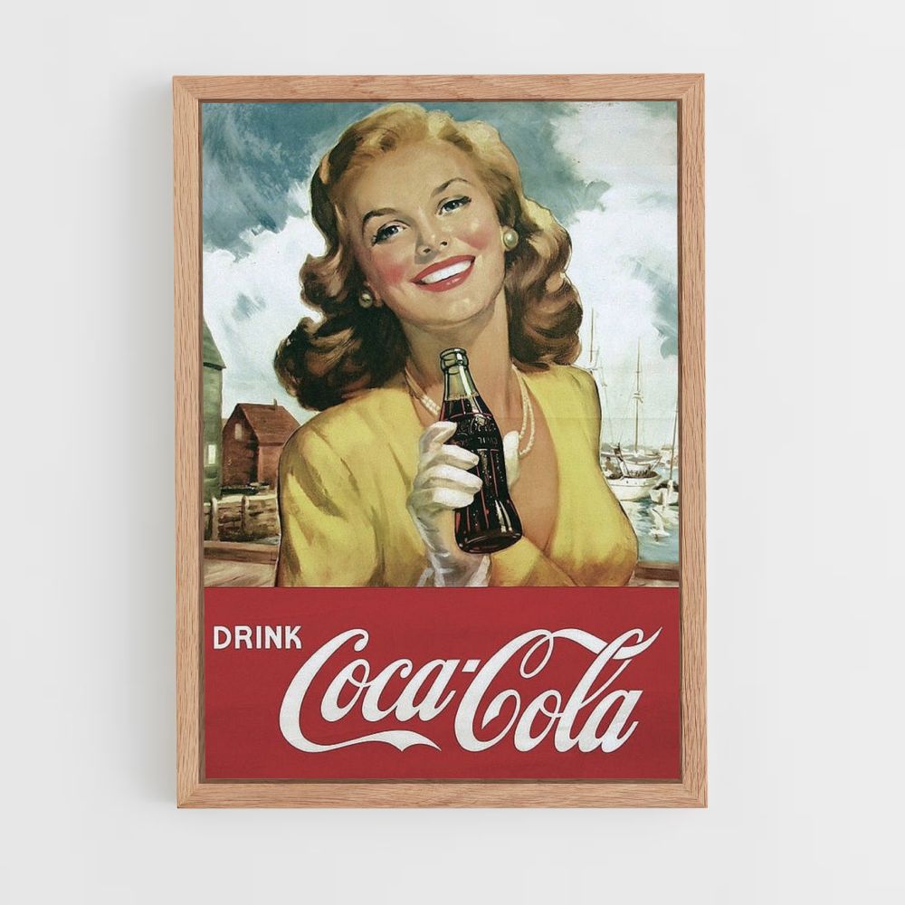 Vintage Coca Cola-poster