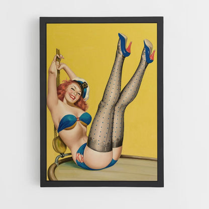 Vintage Pinup-poster