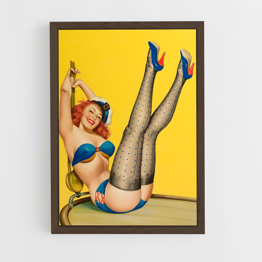 retro-9 cadre Bois foncé