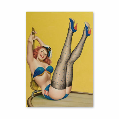 Vintage Pinup-poster