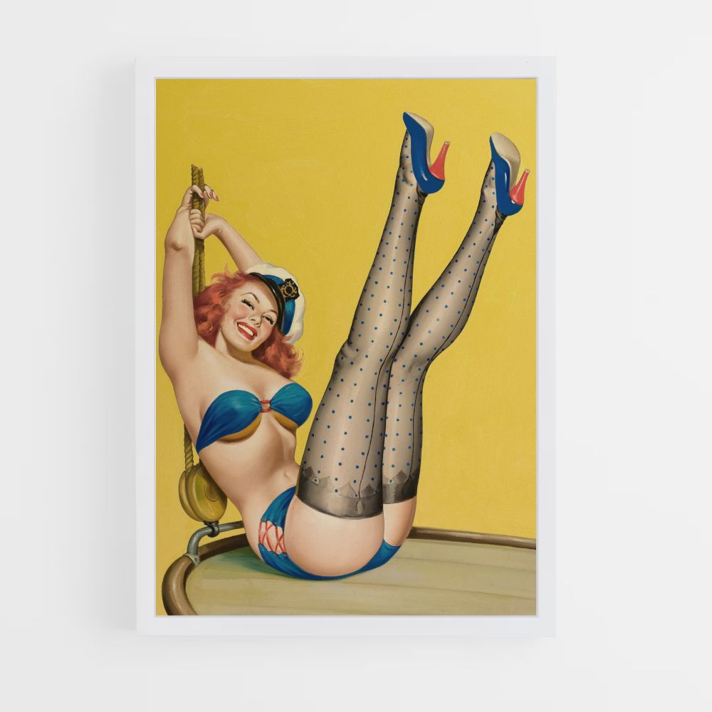 Vintage Pinup-poster