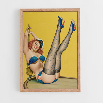 Vintage Pinup-poster