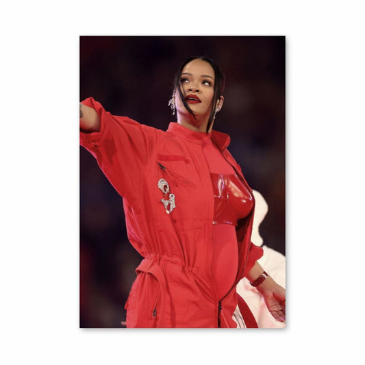 Affiche Rihanna Rood