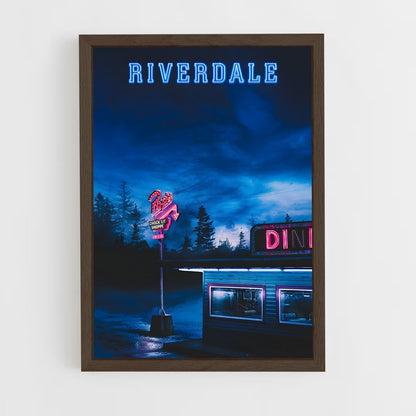 riverdale-7 cadre Bois foncé