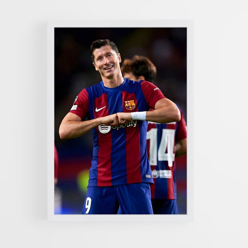 robert-lewandowski-1 cadre Blanc