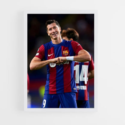 robert-lewandowski-1 cadre Blanc