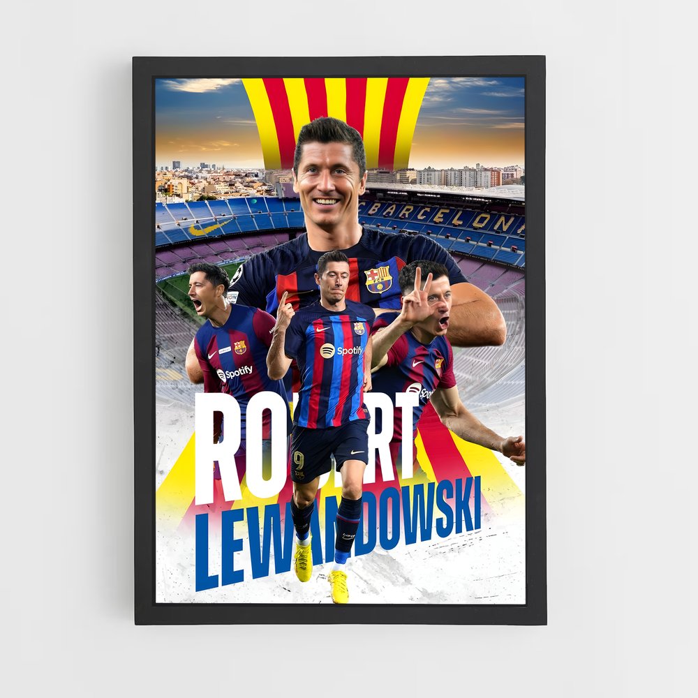robert-lewandowski-13 cadre Noir