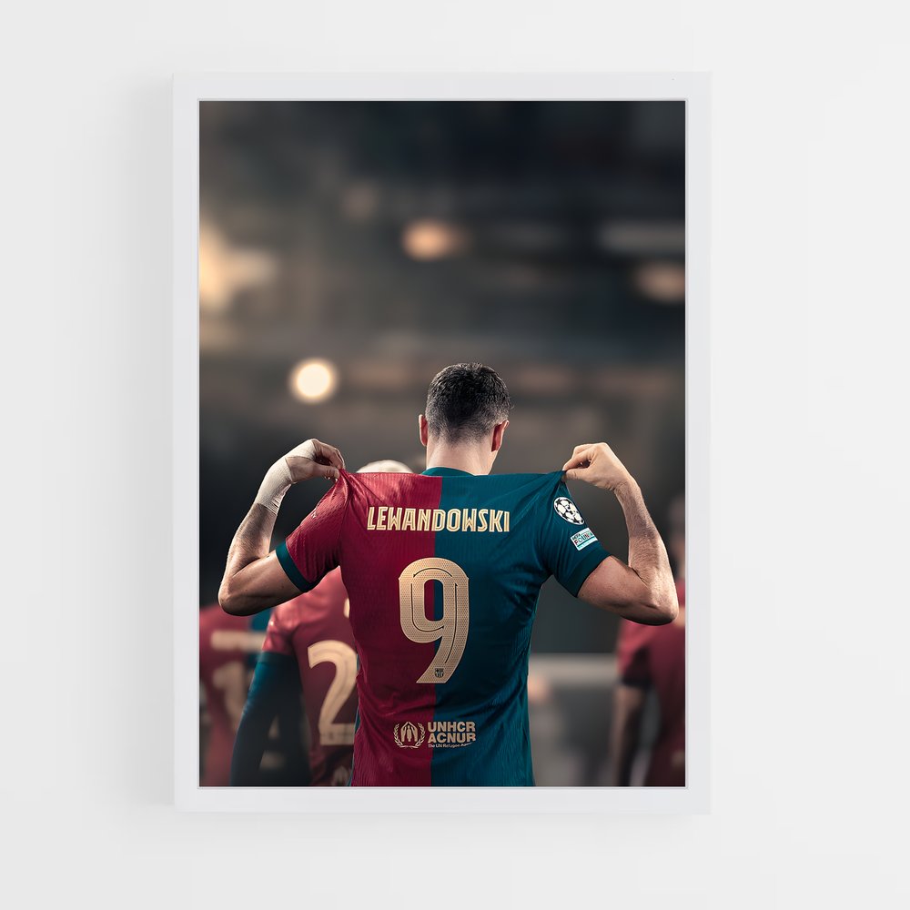 robert-lewandowski-7 cadre Blanc