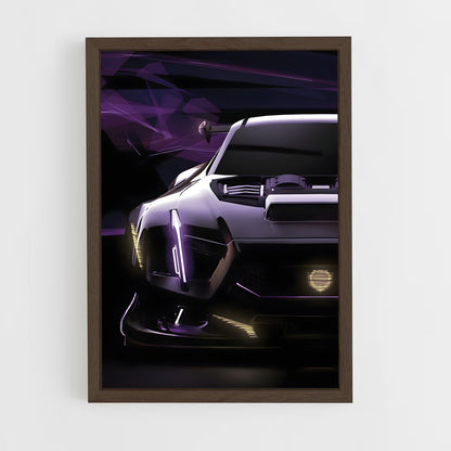 rocket-league-11 cadre Bois foncé